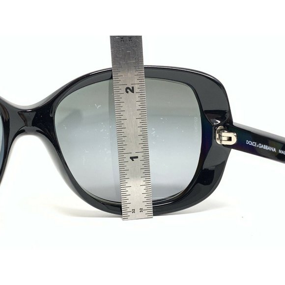 Dolce & Gabbana D&G 8075 501/T3 SUNGLASSES 58 [] 16 Black Frame Scratched Lenses